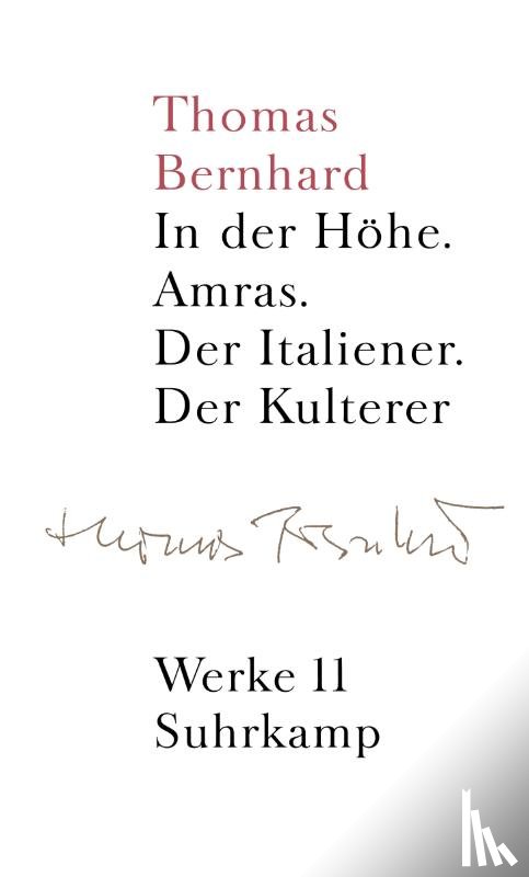 Bernhard, Thomas - Erzahlungen 1