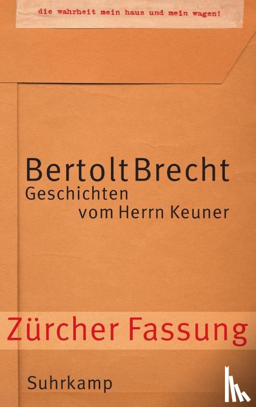 Brecht, Bertolt - Geschichten vom Herrn Keuner
