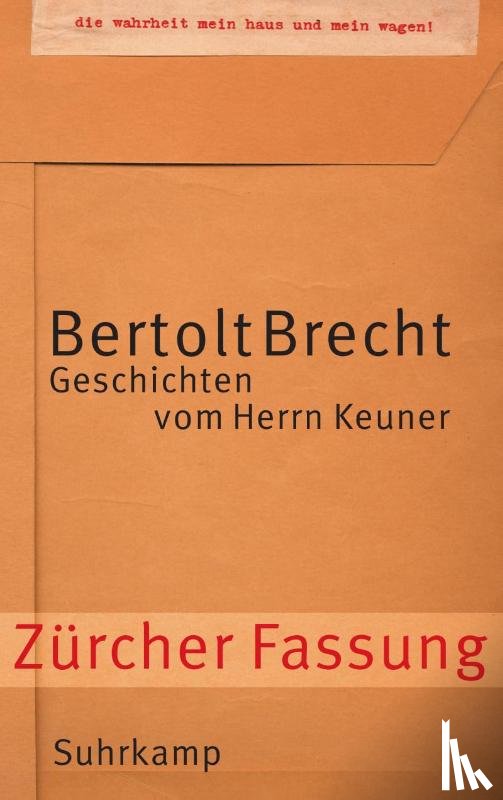 Brecht, Bertolt - Geschichten vom Herrn Keuner