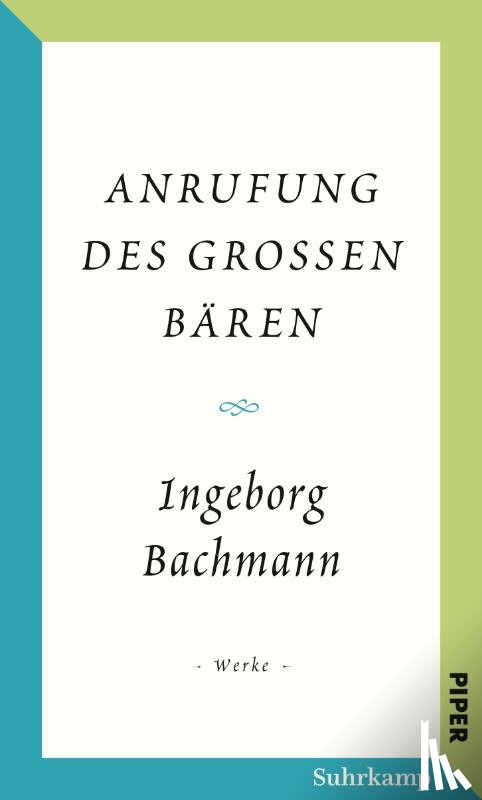 Bachmann, Ingeborg - Salzburger Bachmann Edition