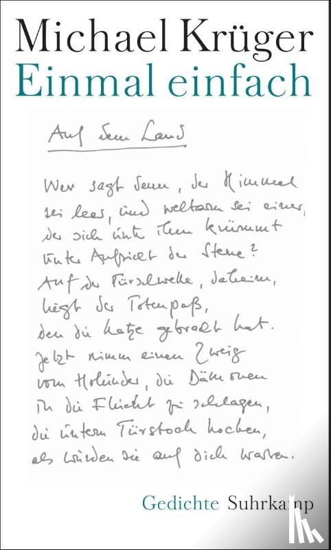Krüger, Michael - Einmal einfach