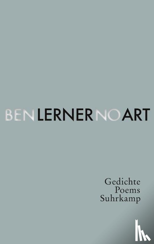 Lerner, Ben - No Art