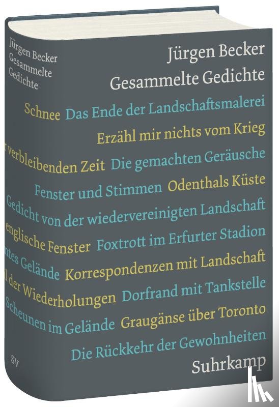 Becker, Jürgen - Gesammelte Gedichte
