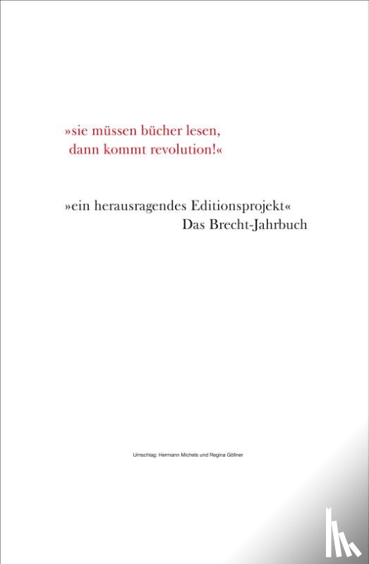 Brecht, Bertolt - Notizbücher 21-23