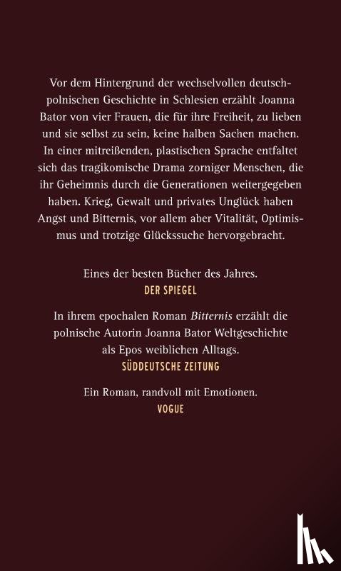 Bator, Joanna - Bitternis