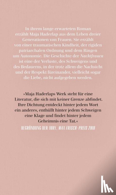 Haderlap, Maja - Nachtfrauen