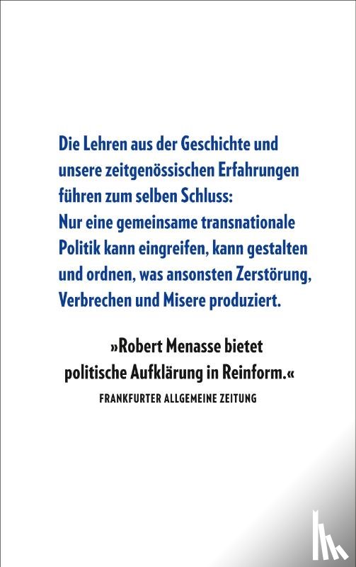 Menasse, Robert - Die Welt von morgen