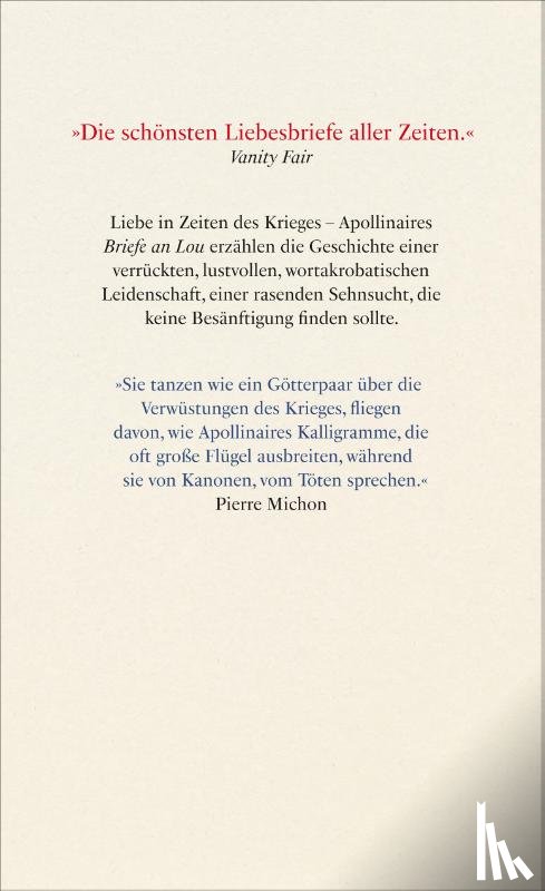 Apollinaire, Guillaume - Briefe an Lou