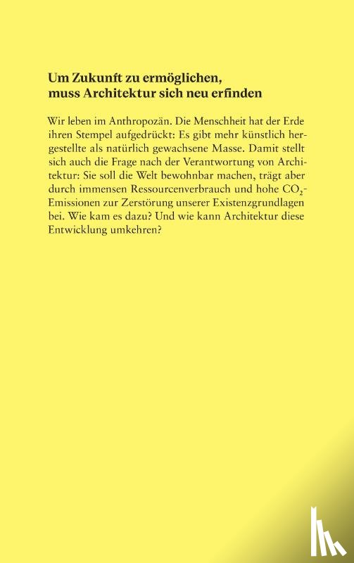 Borries, Friedrich Von - Architektur im Anthropozän