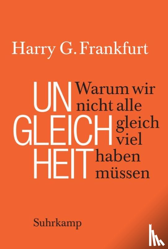 Frankfurt, Harry G. - Ungleichheit