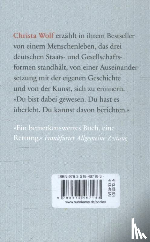 Wolf, Christa - Stadt der Engel oder The Overcoat of Dr. Freud