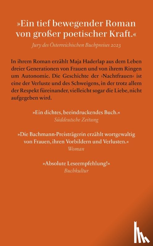 Haderlap, Maja - Nachtfrauen