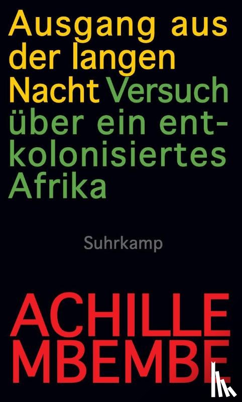 Mbembe, Achille - Ausgang aus der langen Nacht