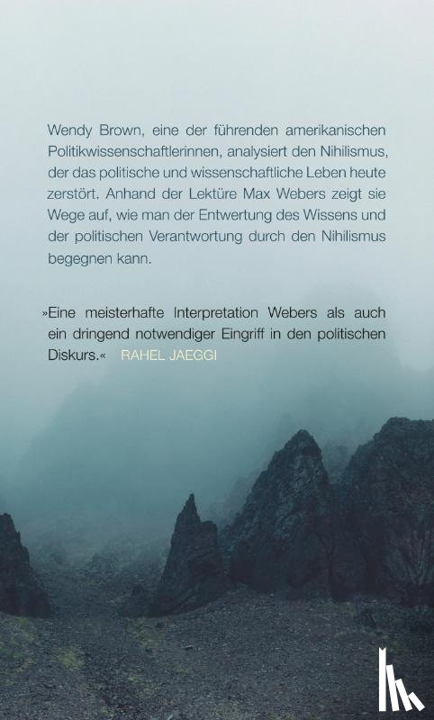 Brown, Wendy - Nihilistische Zeiten