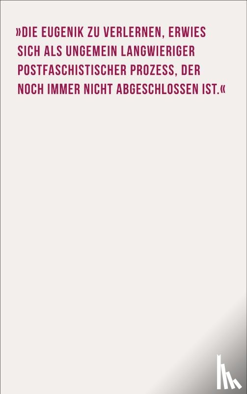 Herzog, Dagmar - Eugenische Phantasmen