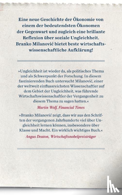 Milanovic, Branko - Visionen der Ungleichheit