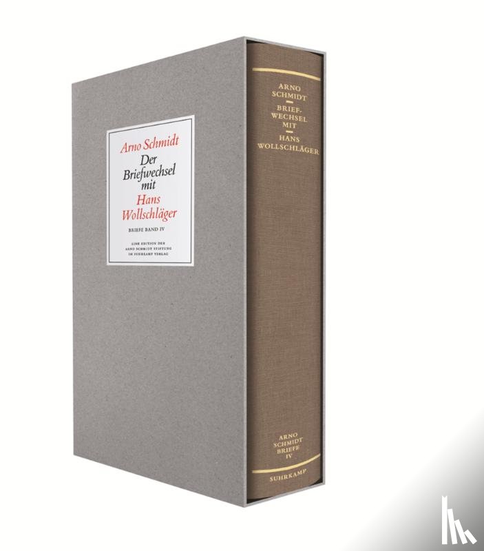 Schmidt, Arno, Wollschläger, Hans - Bargfelder Ausgabe. Briefe von und an Arno Schmidt