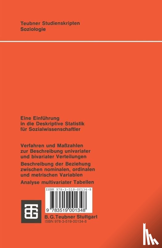 Hans Benninghaus - Deskriptive Statistik