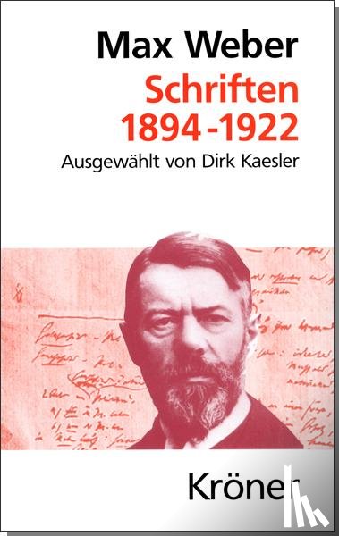 Weber, Max - Schriften 1894 - 1922