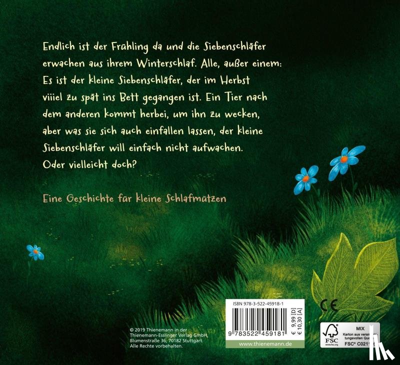 Bohlmann, Sabine - Der kleine Siebenschläfer 2: Die Geschichte vom kleinen Siebenschläfer, der nicht aufwachen wollte