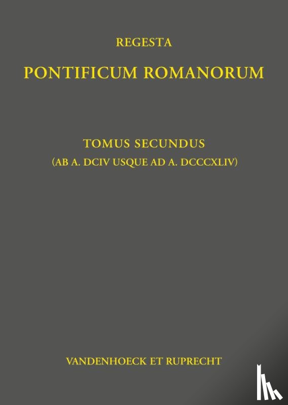 Jaffé, Philipp, Herbers, Klaus - Regesta Pontificum Romanorum