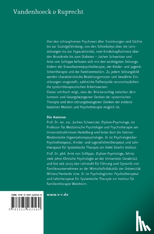 Schweitzer, Jochen, Schlippe, Arist von - Lehrbuch der systemischen Therapie und Beratung II