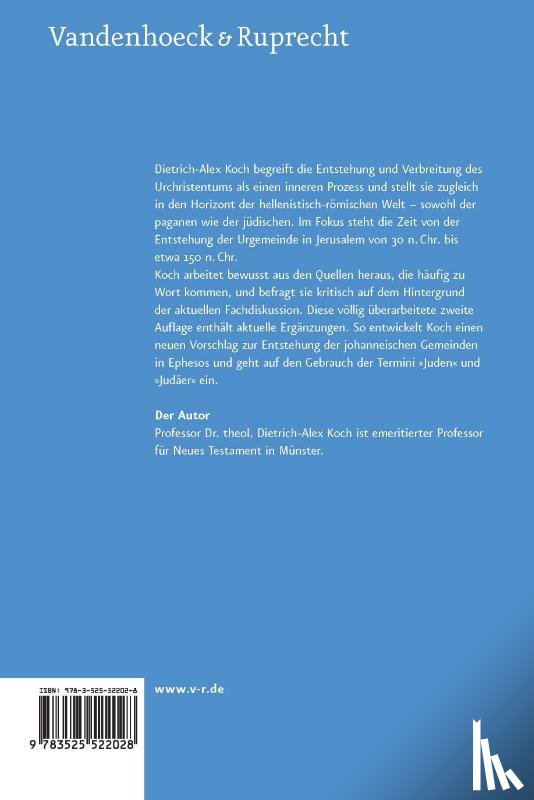 Koch, Dietrich-Alex - Geschichte des Urchristentums
