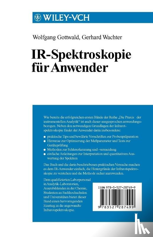 Gottwald, Wolfgang (Hoechst AG, Wachter, Gerhard (Bodenseewerk Perkin-Elmer GmbH - IR-Spektroskopie fur Anwender
