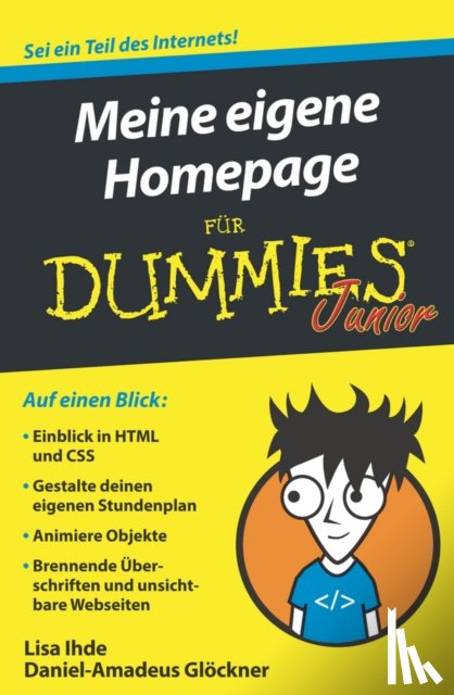 Ihde, Lisa, Glockner, Daniel-Amadeus - Meine eigene Homepage fur Dummies Junior