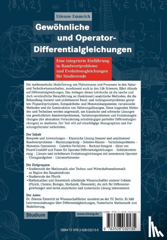 Emmrich, Etienne - Gewöhnliche und Operator-Differentialgleichungen
