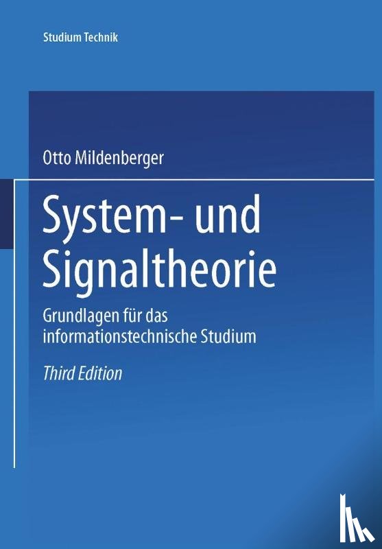 Otto Mildenberger - System- Und Signaltheorie