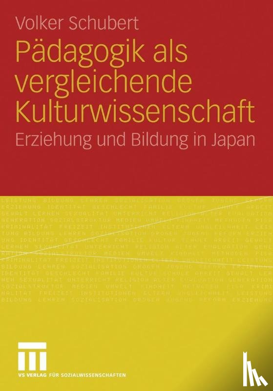 Volker Schubert - Padagogik als Vergleichende Kulturwissenschaft