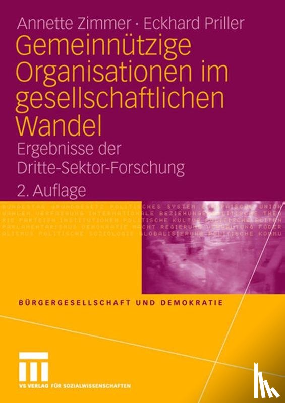 Annette Zimmer, Eckhard Priller - Gemeinnutzige Organisationen Im Gesellschaftlichen Wandel