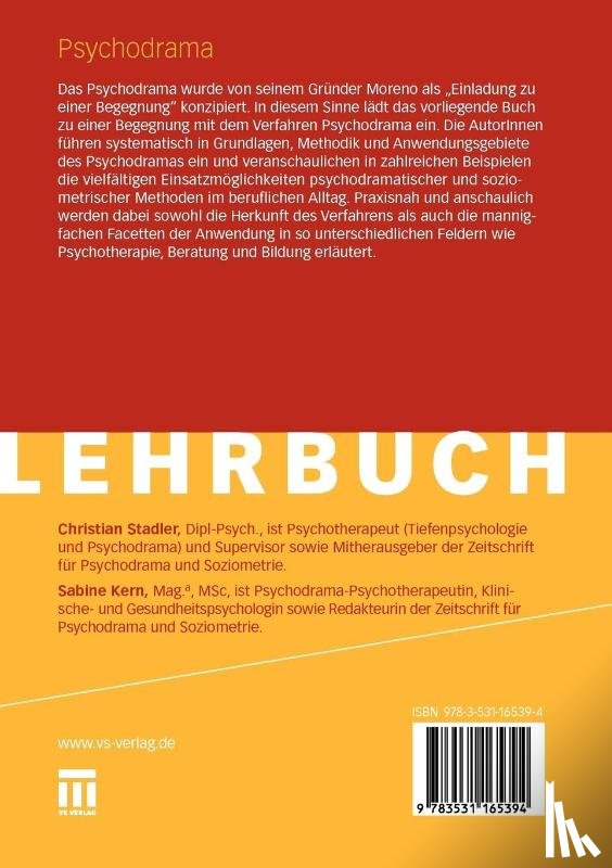 Stadler, Christian, Kern, Sabine - Psychodrama