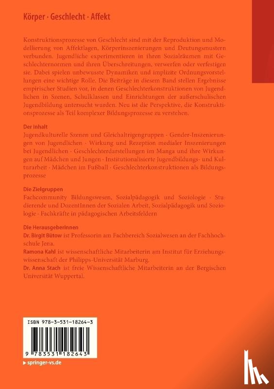  - Korper • Geschlecht • Affekt