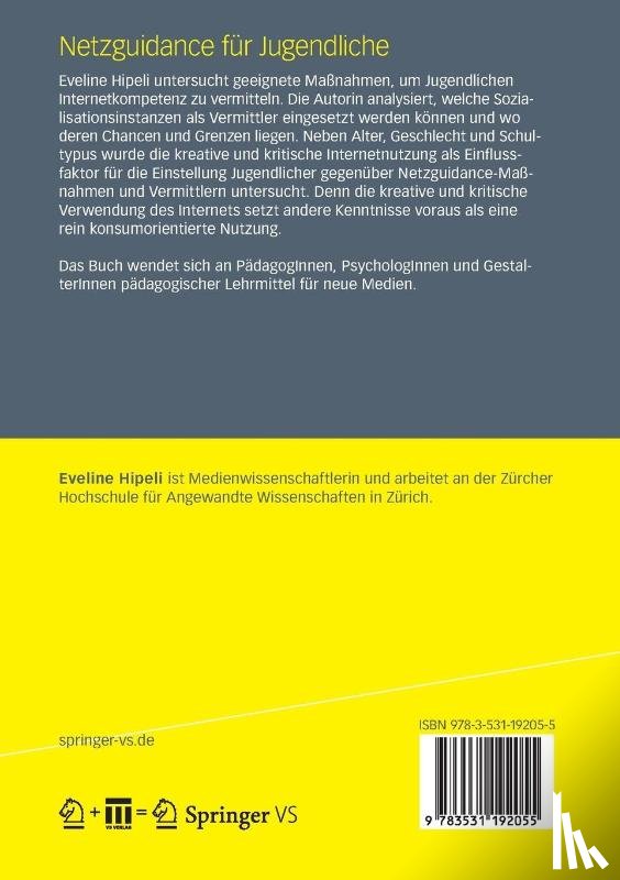 Eveline Hipeli - Netzguidance Fur Jugendliche