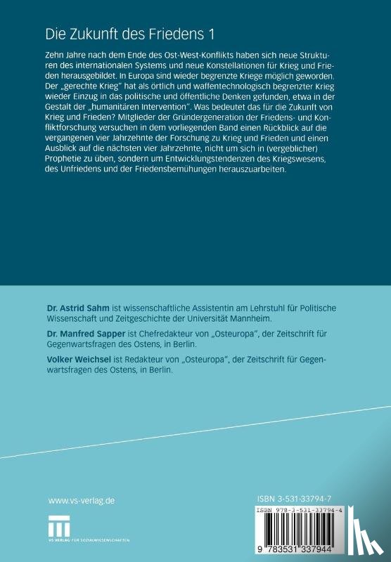  - Die Zukunft des Friedens