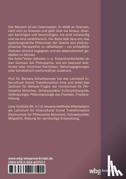  - Philosophie der Grenze
