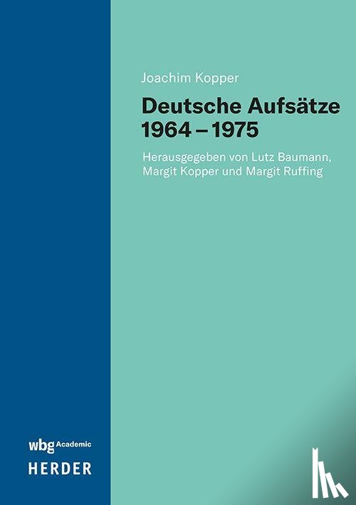 Kopper, Joachim - Deutsche Aufsätze 1964-1974