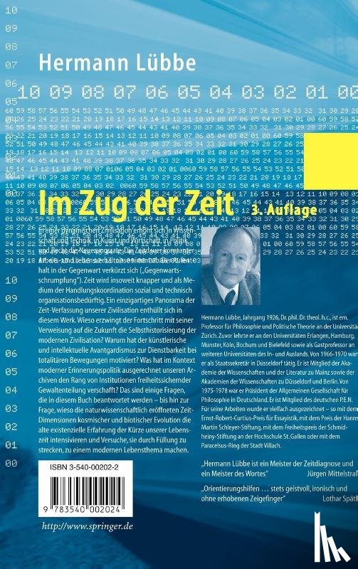 Hermann Lubbe - Im Zug Der Zeit