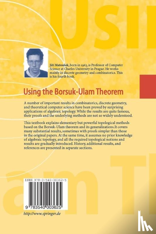 Matousek, Jiri - Using the Borsuk-Ulam Theorem