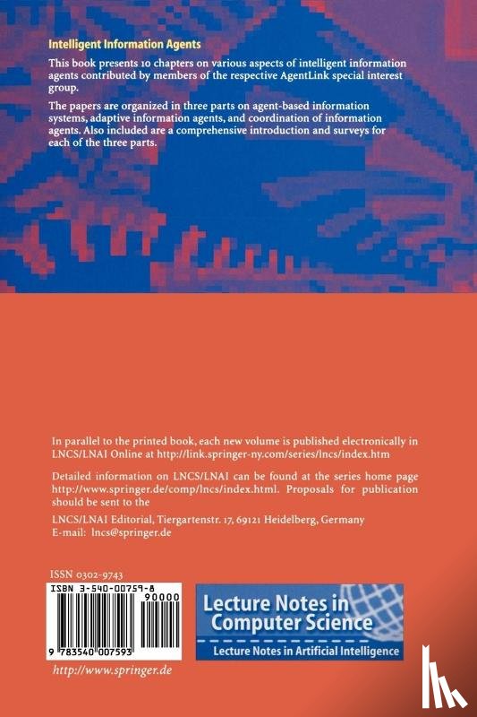 Matthias Klusch, Sonia Bergamaschi, Pete Edwards, Paolo Petta - Intelligent Information Agents
