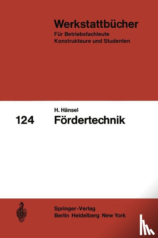 Hänsel, H. - Fördertechnik