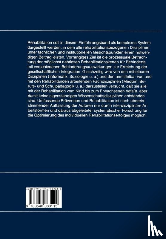W. Augsburger, W. Herrmann, F. Knapp, H.-J. Kuppers - Rehabilitation Praxis und Forschung