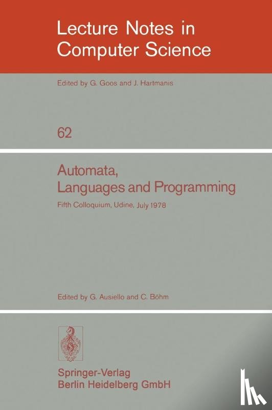  - Automata, Languages and Programming
