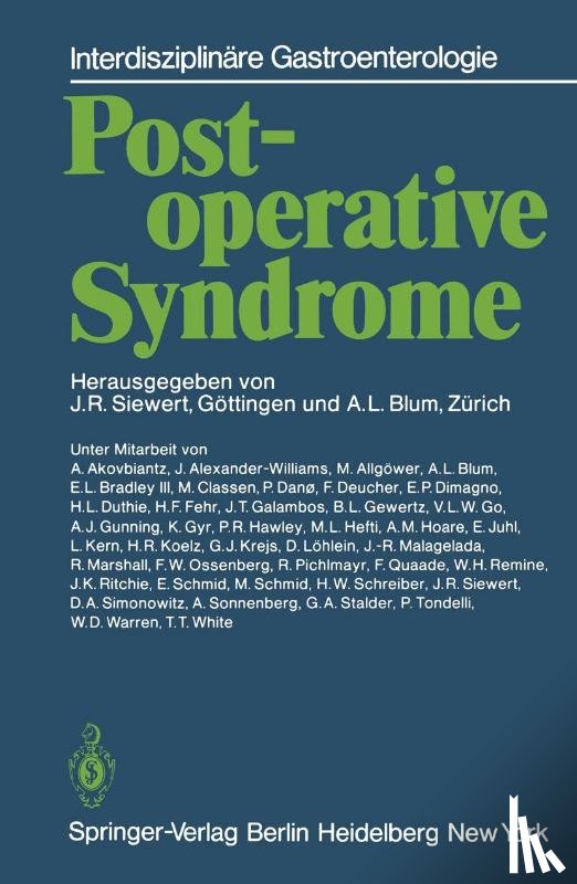  - Postoperative Syndrome