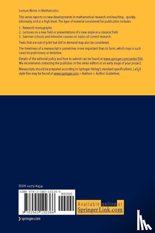  - Global Theory of Dynamical Systems