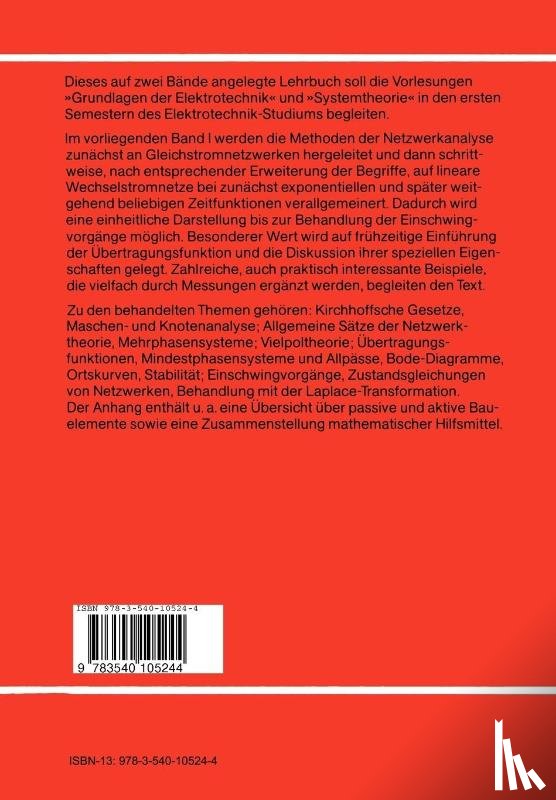 Hans Wilhelm Schussler - Netzwerke, Signale und Systeme
