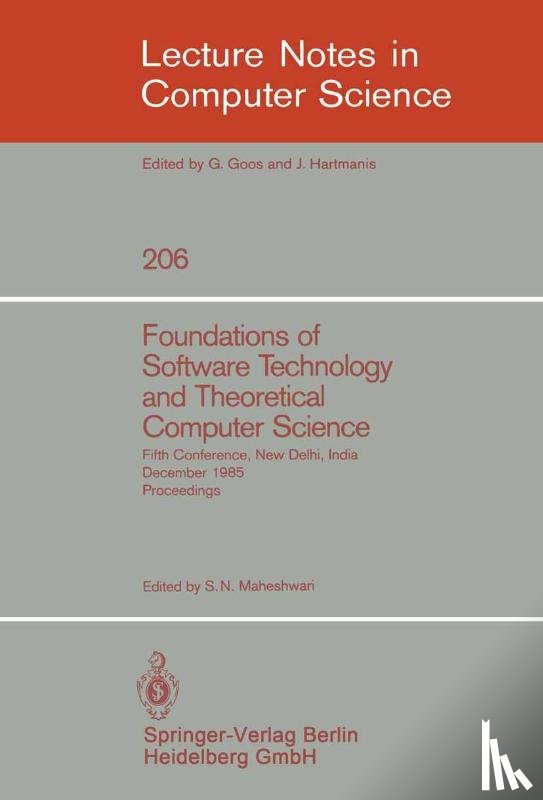  - Foundations of Software Technology and Theoretical Computer Science