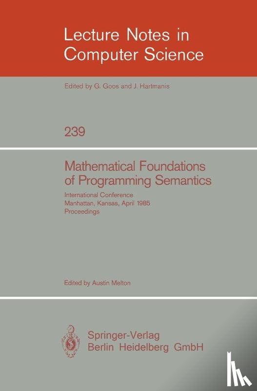  - Mathematical Foundation of Programming Semantics
